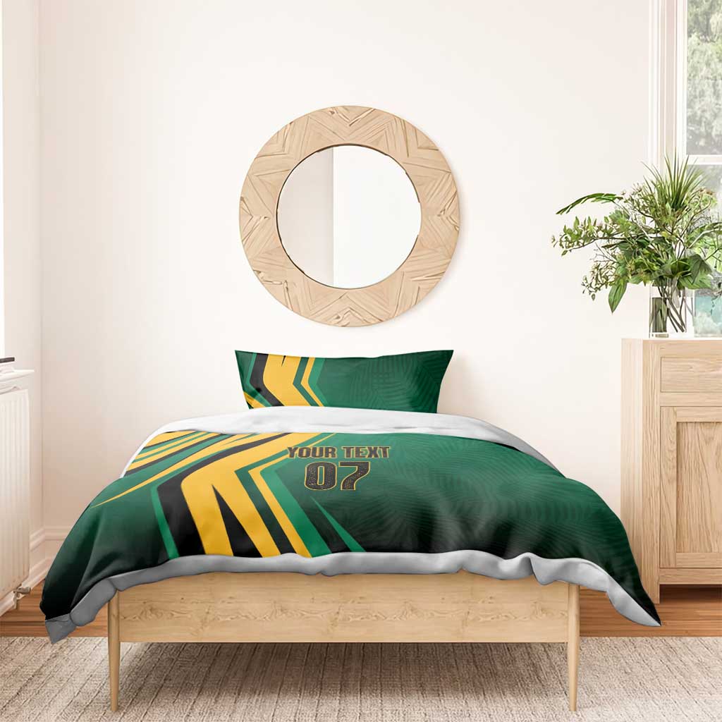 Afro-Jamaican Tropical Palm Personalized Bedding Set - African Pride
