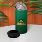 Afro-Jamaican Tropical Palm Personalized 4 in 1 Can Cooler Tumbler - African Pride