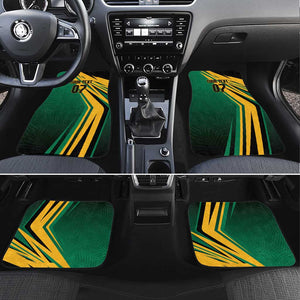 Afro-Jamaican Tropical Palm Personalized Car Mats - African Pride