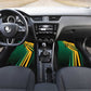 Afro-Jamaican Tropical Palm Personalized Car Mats - African Pride