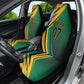 Afro-Jamaican Tropical Palm Personalized Car Seat Cover - African Pride