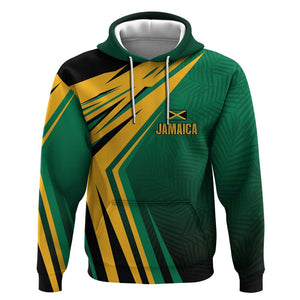 Afro-Jamaican Tropical Palm Personalized Hoodie - African Pride