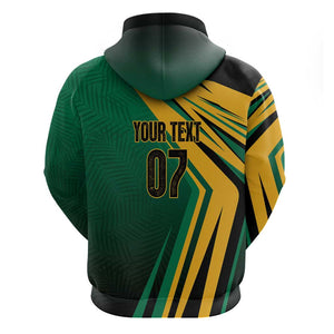Afro-Jamaican Tropical Palm Personalized Hoodie - African Pride