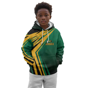 Afro-Jamaican Tropical Palm Personalized Kid Hoodie - African Pride