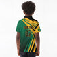 Afro-Jamaican Tropical Palm Personalized Kid Polo Shirt - African Pride
