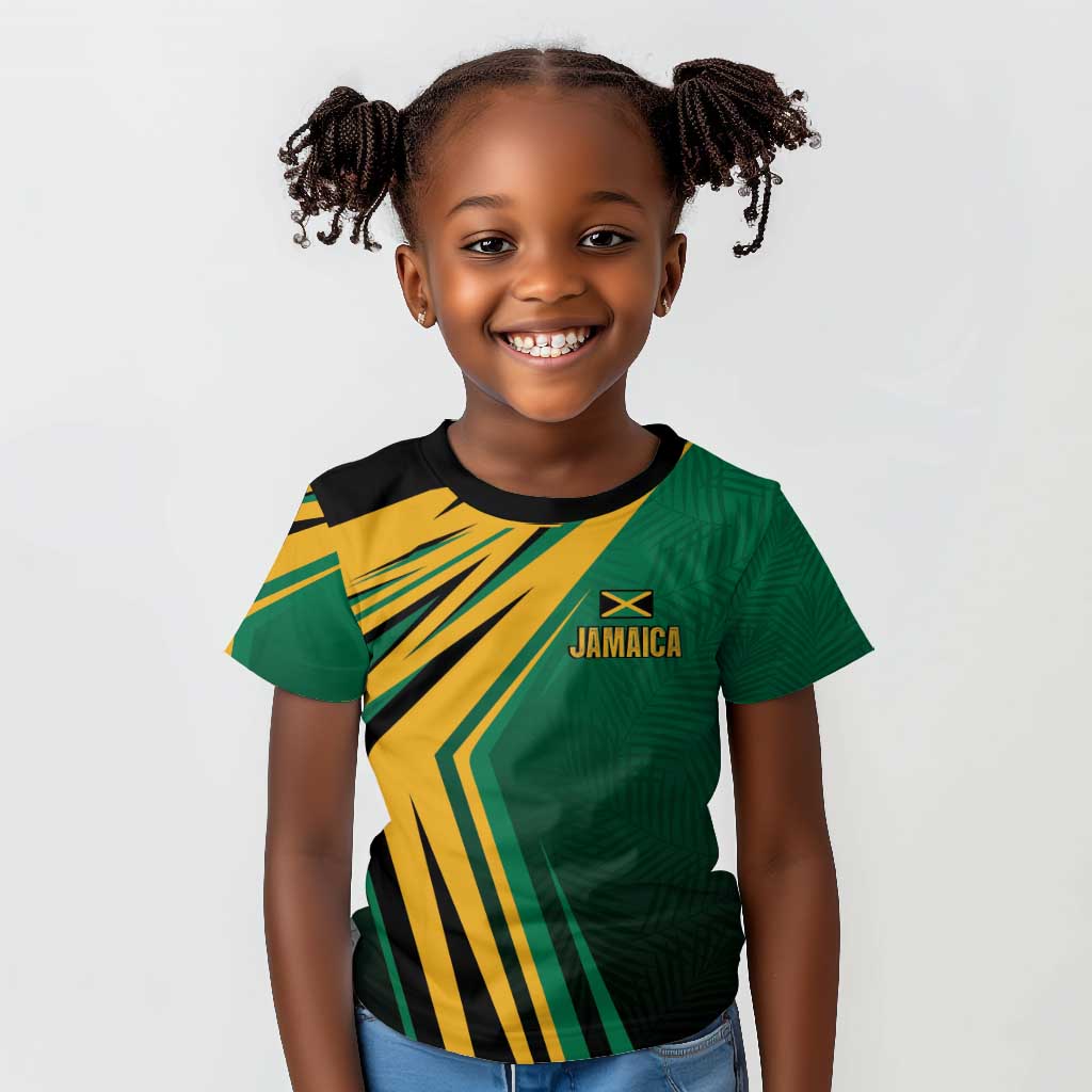 Afro-Jamaican Tropical Palm Personalized Kid T shirt - African Pride