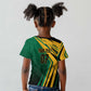 Afro-Jamaican Tropical Palm Personalized Kid T shirt - African Pride