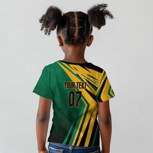 Afro-Jamaican Tropical Palm Personalized Kid T shirt - African Pride