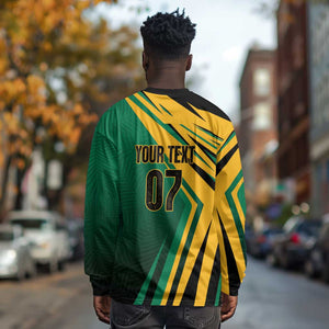Afro-Jamaican Tropical Palm Personalized Long Sleeve Shirt - African Pride