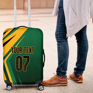 Afro-Jamaican Tropical Palm Personalized Luggage Cover - African Pride