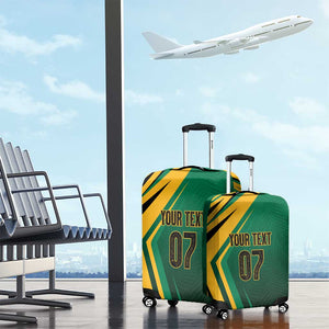 Afro-Jamaican Tropical Palm Personalized Luggage Cover - African Pride