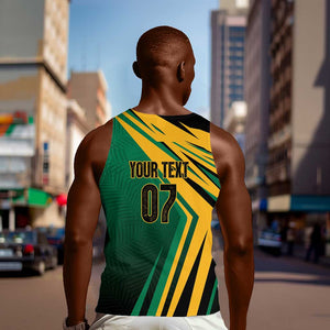 Afro-Jamaican Tropical Palm Personalized Men Tank Top - African Pride