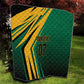 Afro-Jamaican Tropical Palm Personalized Quilt - African Pride