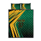 Afro-Jamaican Tropical Palm Personalized Quilt Bed Set - African Pride