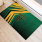 Afro-Jamaican Tropical Palm Personalized Rubber Doormat - African Pride