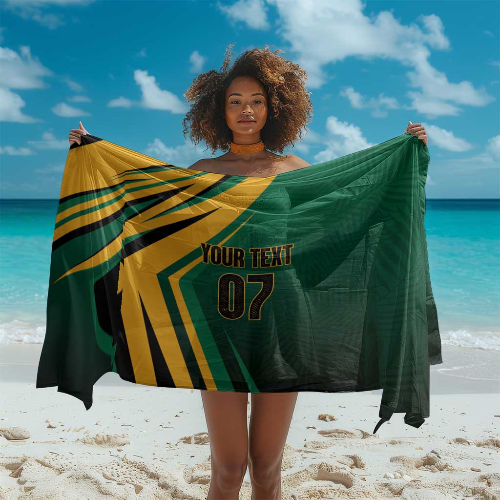 Afro-Jamaican Tropical Palm Personalized Sarong - African Pride