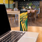 Afro-Jamaican Tropical Palm Personalized Skinny Tumbler - African Pride