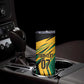 Afro-Jamaican Tropical Palm Personalized Skinny Tumbler - African Pride
