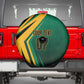 Afro-Jamaican Tropical Palm Personalized Spare Tire Cover - African Pride