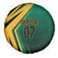 Afro-Jamaican Tropical Palm Personalized Spare Tire Cover - African Pride