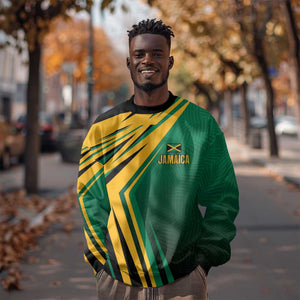 Afro-Jamaican Tropical Palm Personalized Sweatshirt - African Pride