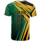 Afro-Jamaican Tropical Palm Personalized T shirt - African Pride
