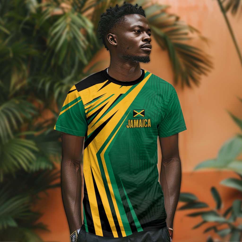 Afro-Jamaican Tropical Palm Personalized T shirt - African Pride