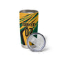 Afro-Jamaican Tropical Palm Personalized Tumbler Cup - African Pride