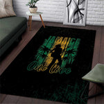 Afro-Jamaican One Love Grunge Area Rug Jamrock - African Pride