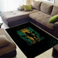 Afro-Jamaican One Love Grunge Area Rug Jamrock - African Pride