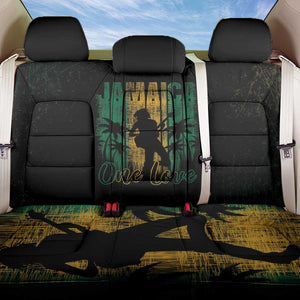 Afro-Jamaican One Love Grunge Back Car Seat Cover Jamrock - African Pride