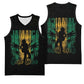 Afro-Jamaican One Love Grunge Basketball Jersey Jamrock - African Pride