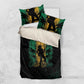 Afro-Jamaican One Love Grunge Bedding Set Jamrock - African Pride
