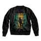 Afro-Jamaican One Love Grunge Bomber Jacket Jamrock - African Pride