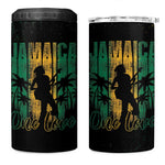 Afro-Jamaican One Love Grunge 4 in 1 Can Cooler Tumbler Jamrock - African Pride