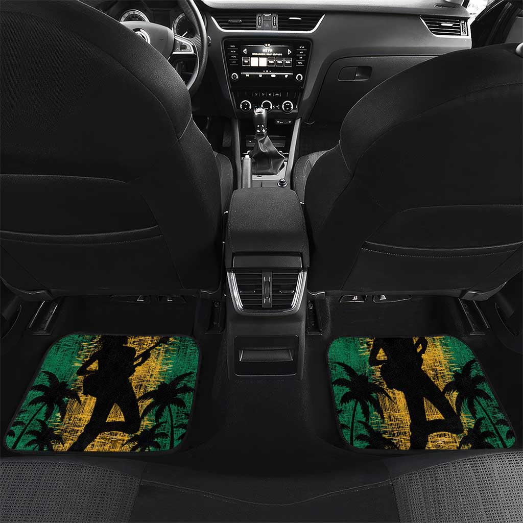 Afro-Jamaican One Love Grunge Car Mats Jamrock - African Pride