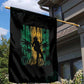 Afro-Jamaican One Love Grunge Garden Flag Jamrock - African Pride