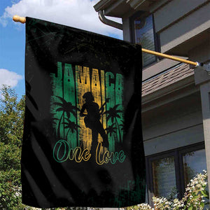 Afro-Jamaican One Love Grunge Garden Flag Jamrock - African Pride
