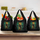 Afro-Jamaican One Love Grunge Grocery Bag Jamrock - African Pride