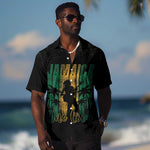 Afro-Jamaican One Love Grunge Hawaiian Shirt Jamrock - African Pride