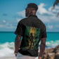 Afro-Jamaican One Love Grunge Hawaiian Shirt Jamrock - African Pride