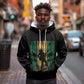 Afro-Jamaican One Love Grunge Hoodie Jamrock - African Pride