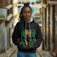 Afro-Jamaican One Love Grunge Hoodie Jamrock - African Pride