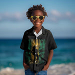 Afro-Jamaican One Love Grunge Kid Hawaiian Shirt Jamrock - African Pride
