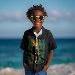 Afro-Jamaican One Love Grunge Kid Hawaiian Shirt Jamrock - African Pride