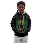 Afro-Jamaican One Love Grunge Kid Hoodie Jamrock - African Pride