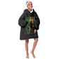 Afro-Jamaican One Love Grunge Kid Wearable Blanket Hoodie Jamrock - African Pride