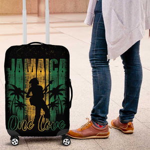Afro-Jamaican One Love Grunge Luggage Cover Jamrock - African Pride