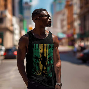 Afro-Jamaican One Love Grunge Men Tank Top Jamrock - African Pride