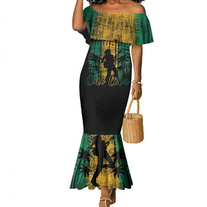 Afro-Jamaican One Love Grunge Mermaid Dress Jamrock - African Pride